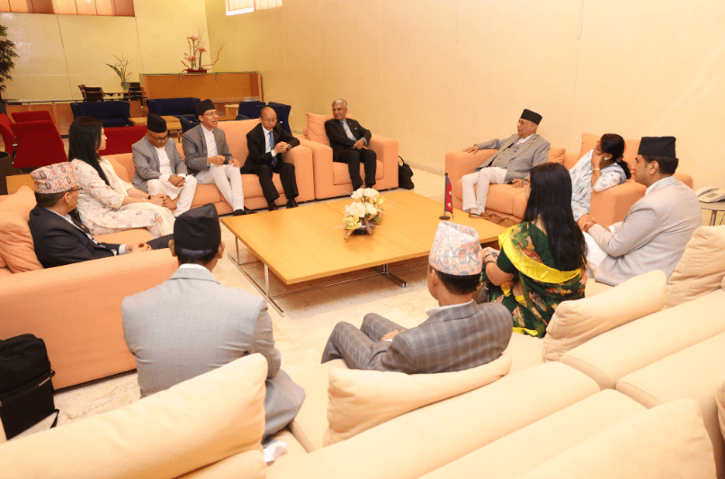 PM Oli Arrives in Spain for UN Development Finance Conference