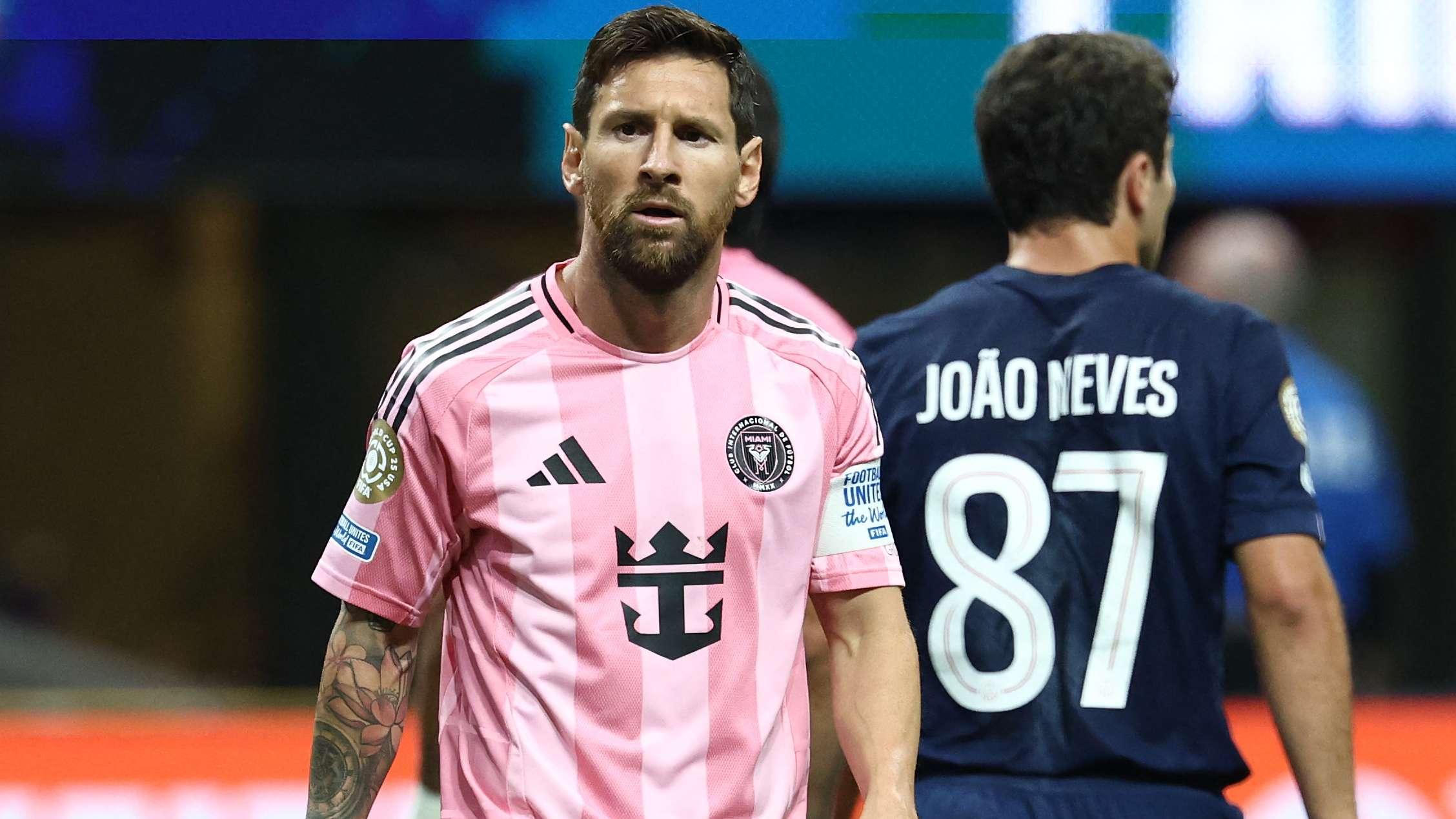 Inter Miami was knocked out of the tournament after losing badly to PSG.