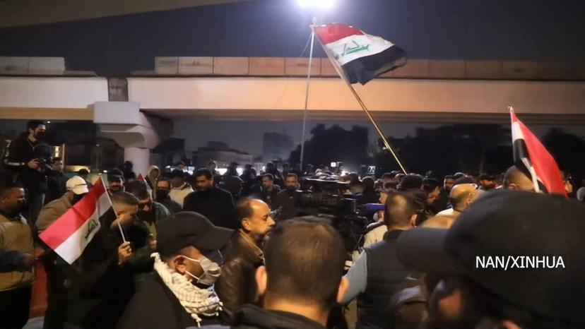 Iraqis Protest Near Green Zone Against Alleged US Interference in Government Formation