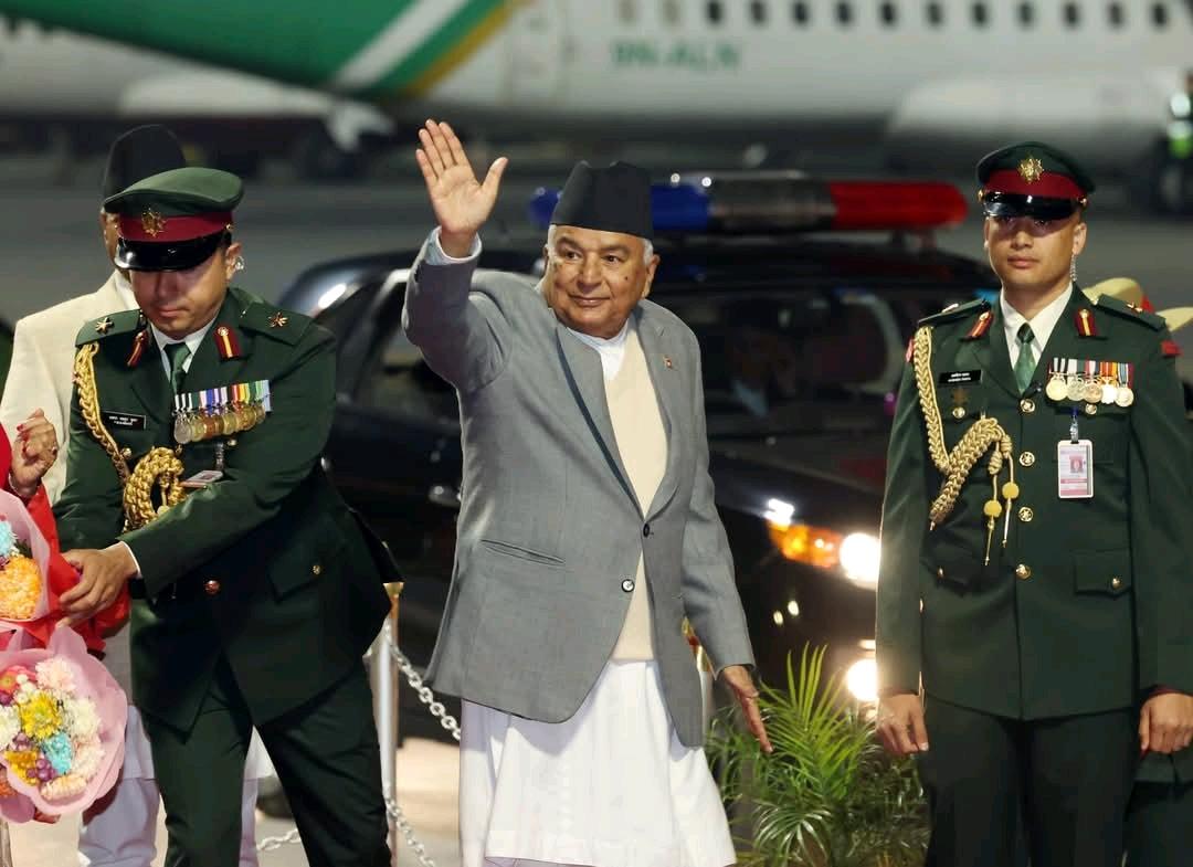 President Paudel Leaves for Official Visit to Japan