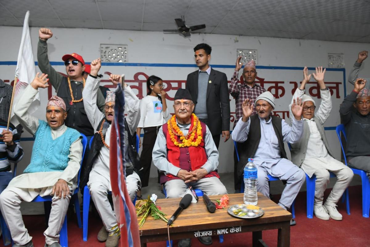 ‘Prosperous Nepal, Happy Nepali’ Rooted in Vedic Philosophy: Oli