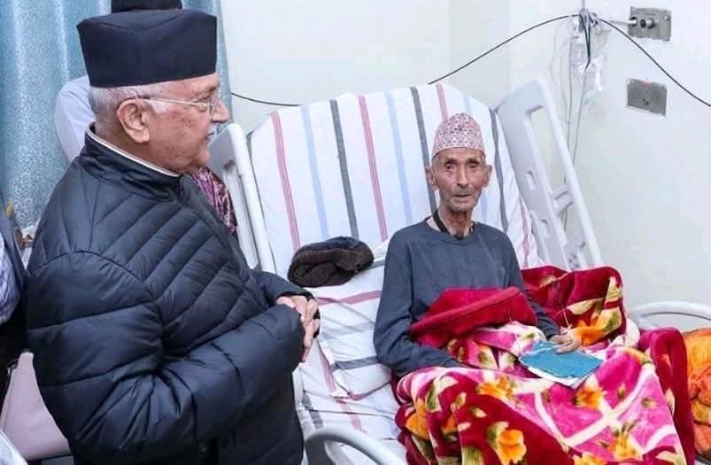 Mohan Prasad Oli, Father of K. P. Sharma Oli, Passes Away at 97