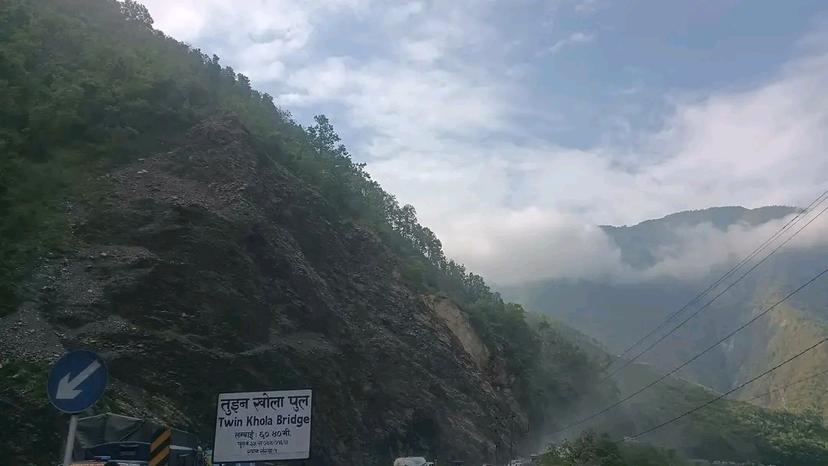 Narayangadh–Muglin Road Reopens After Dry Landslide
