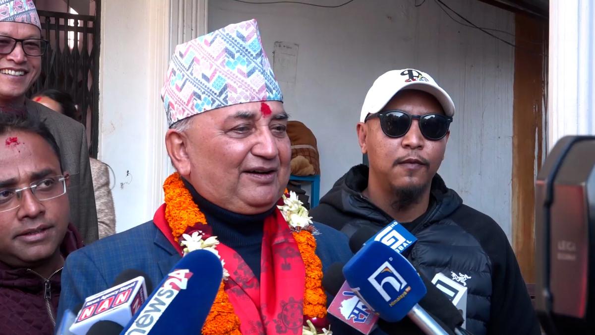 Ishwar Pokhrel Files Candidacy from Kathmandu-5