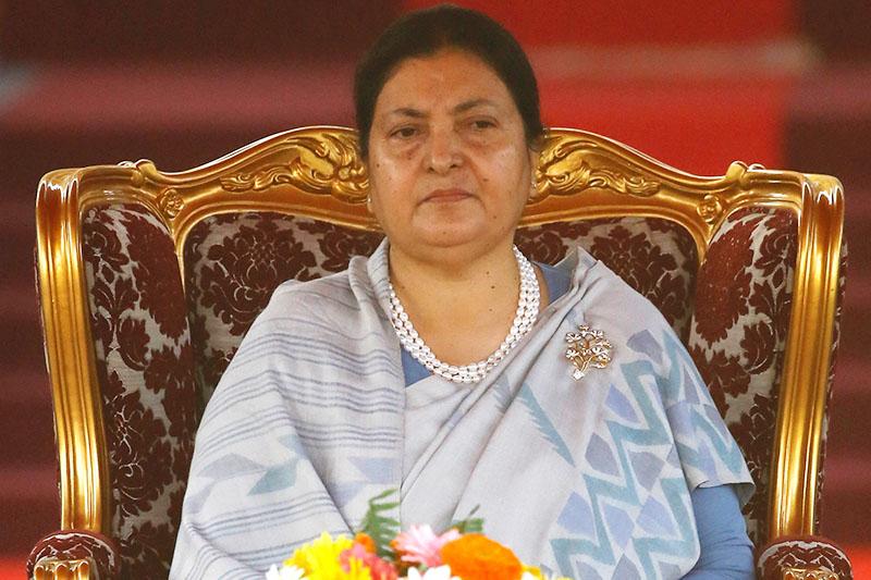 Former President Bhandari Extends Greetings on Saune Sankranti and Luto Falne Festival