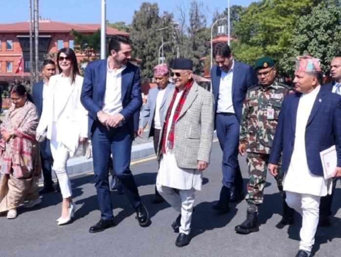 Prime Minister KP Sharma Oli Meets Football Legend Gianluigi Buffon