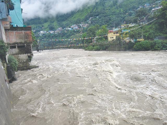 Monsoon Rain Triggers Flash Flood Warning in Hilly Regions