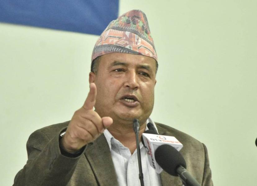 Basnet Slams Government Over Road Closure During UML Convention
