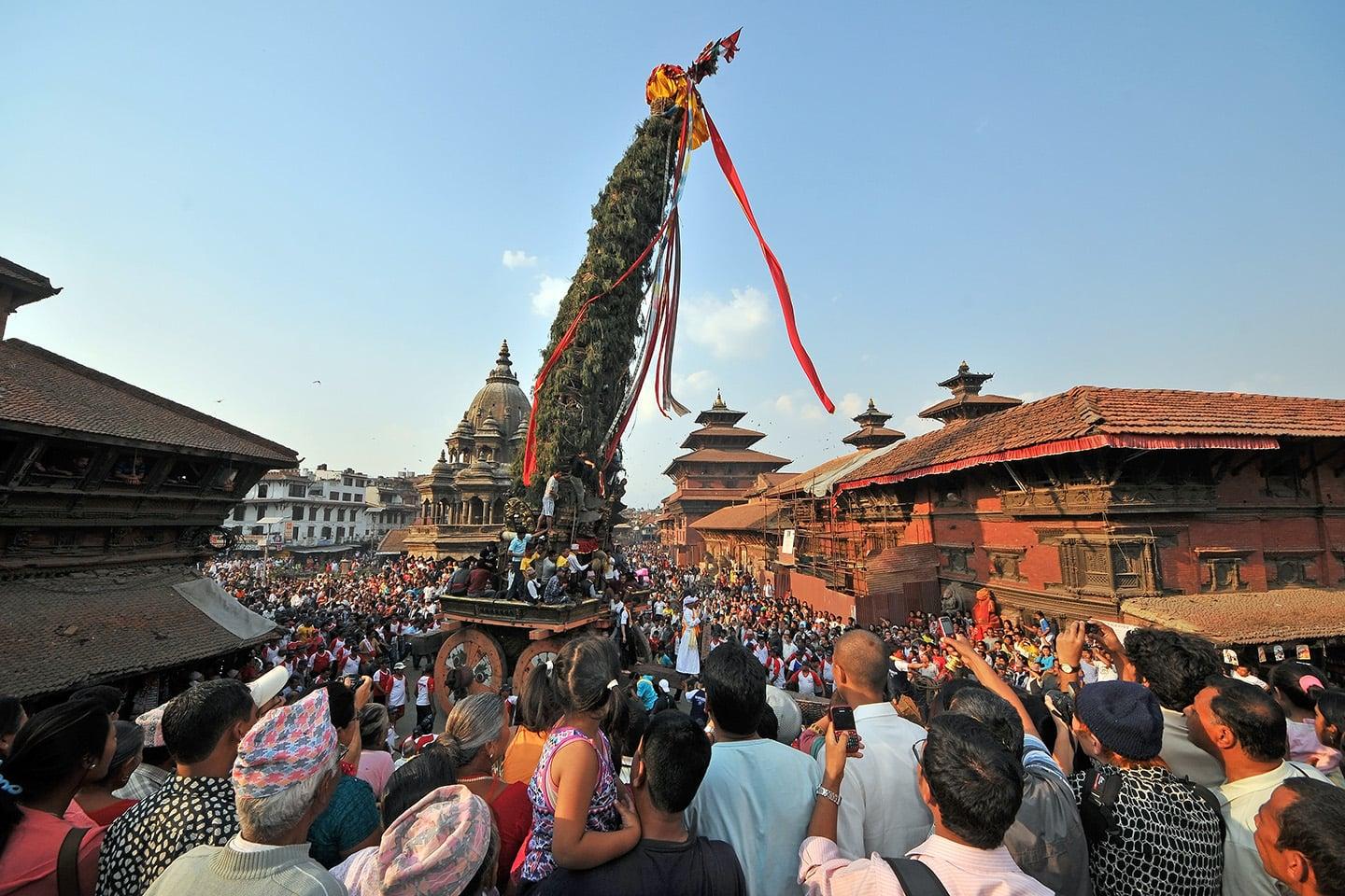 Rato Matsyendranath Jatra Begins