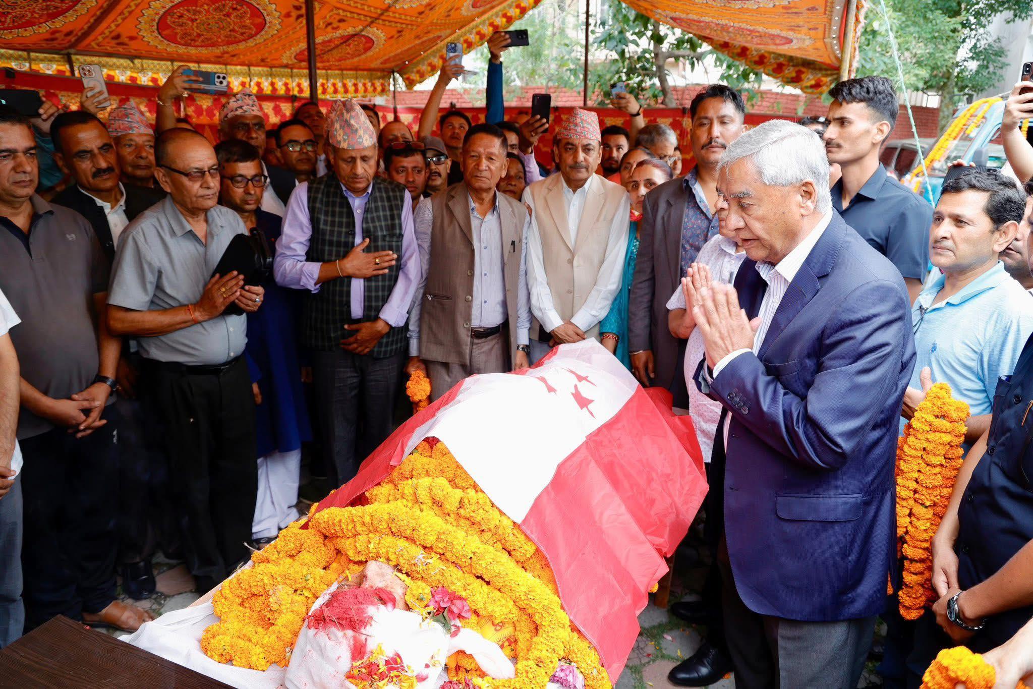 Nepali Congress Pays Tribute to Dhundiraj Shastri