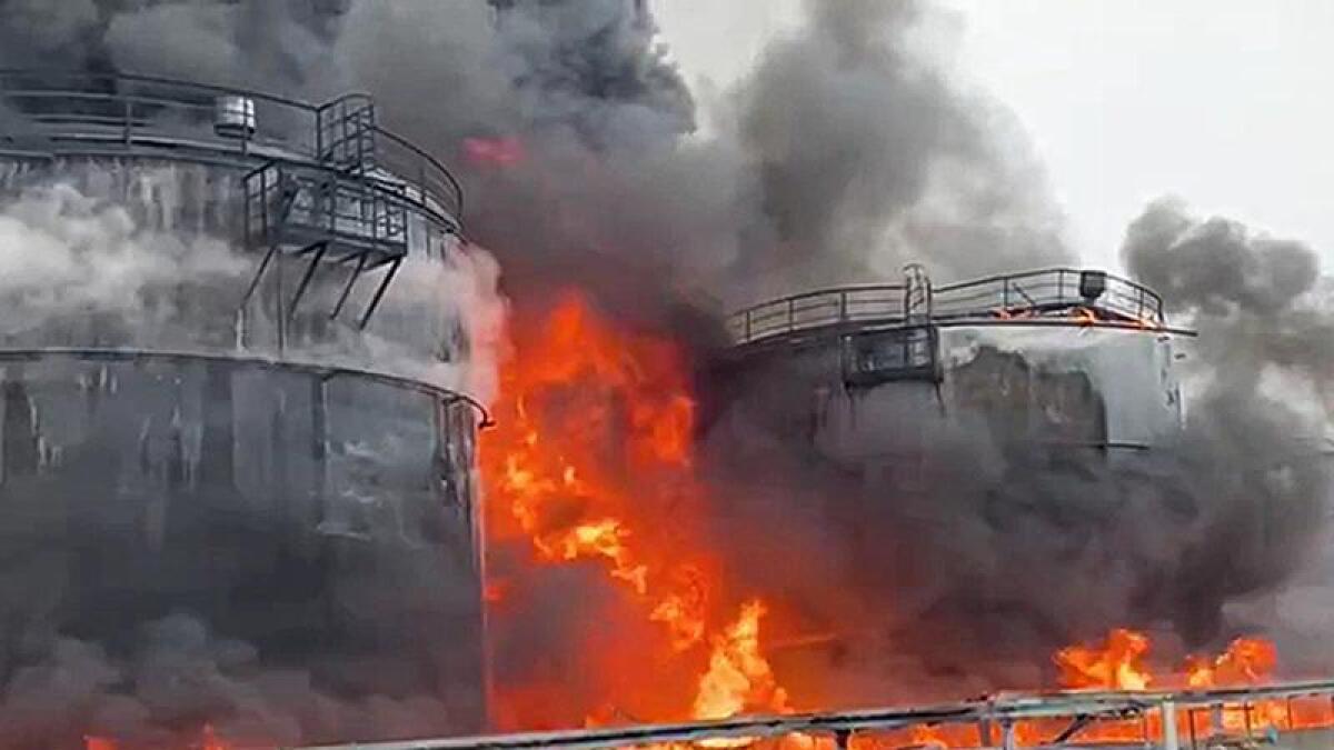 Drone Attacks Spark Oil Depot Fire in Sochi as Russia-Ukraine Strikes Intensify