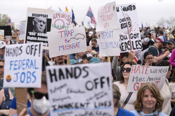 Massive Nationwide Protests Erupt Against Trump’s Policies Across US Cities