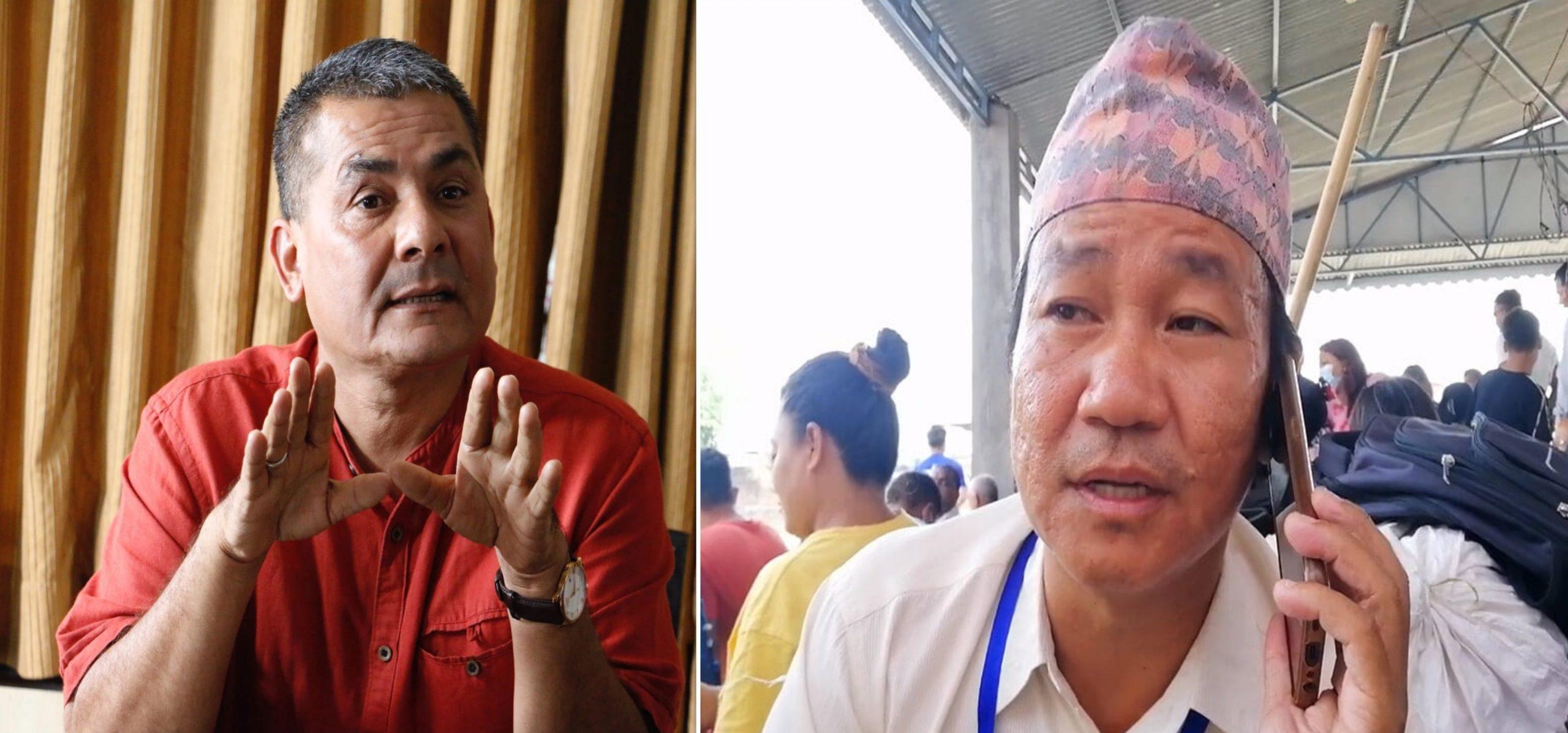 Harka Sampang and Durga Prasai Visit Army Headquarters