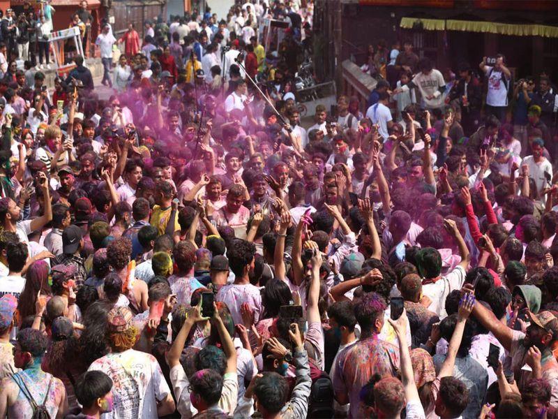 Holi Celebrated with Festivity in Terai Today