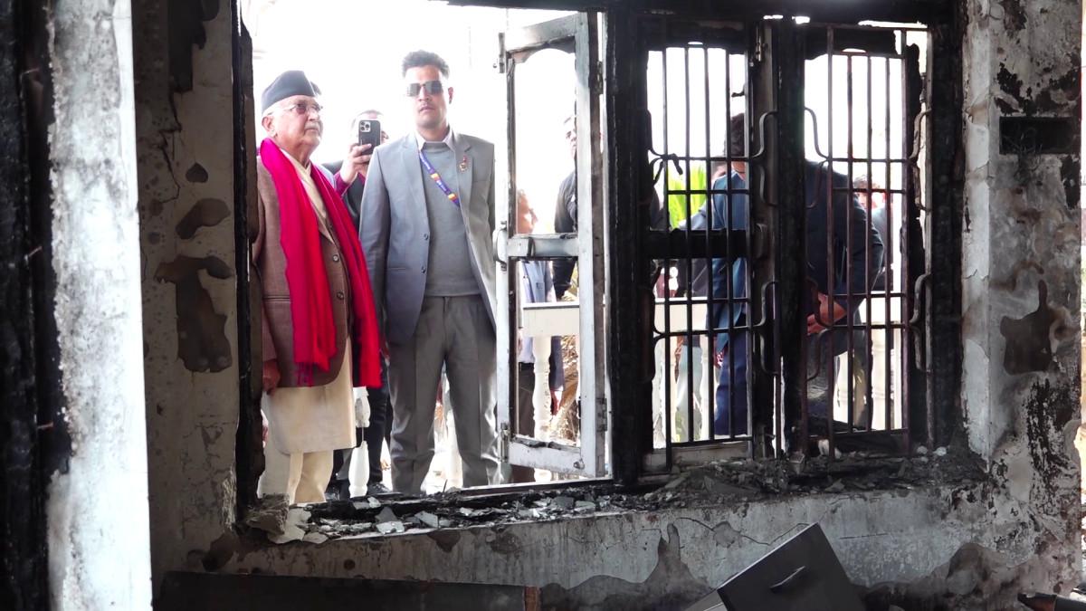 KP Sharma Oli Vows Action Against Those Who Burn Public Property