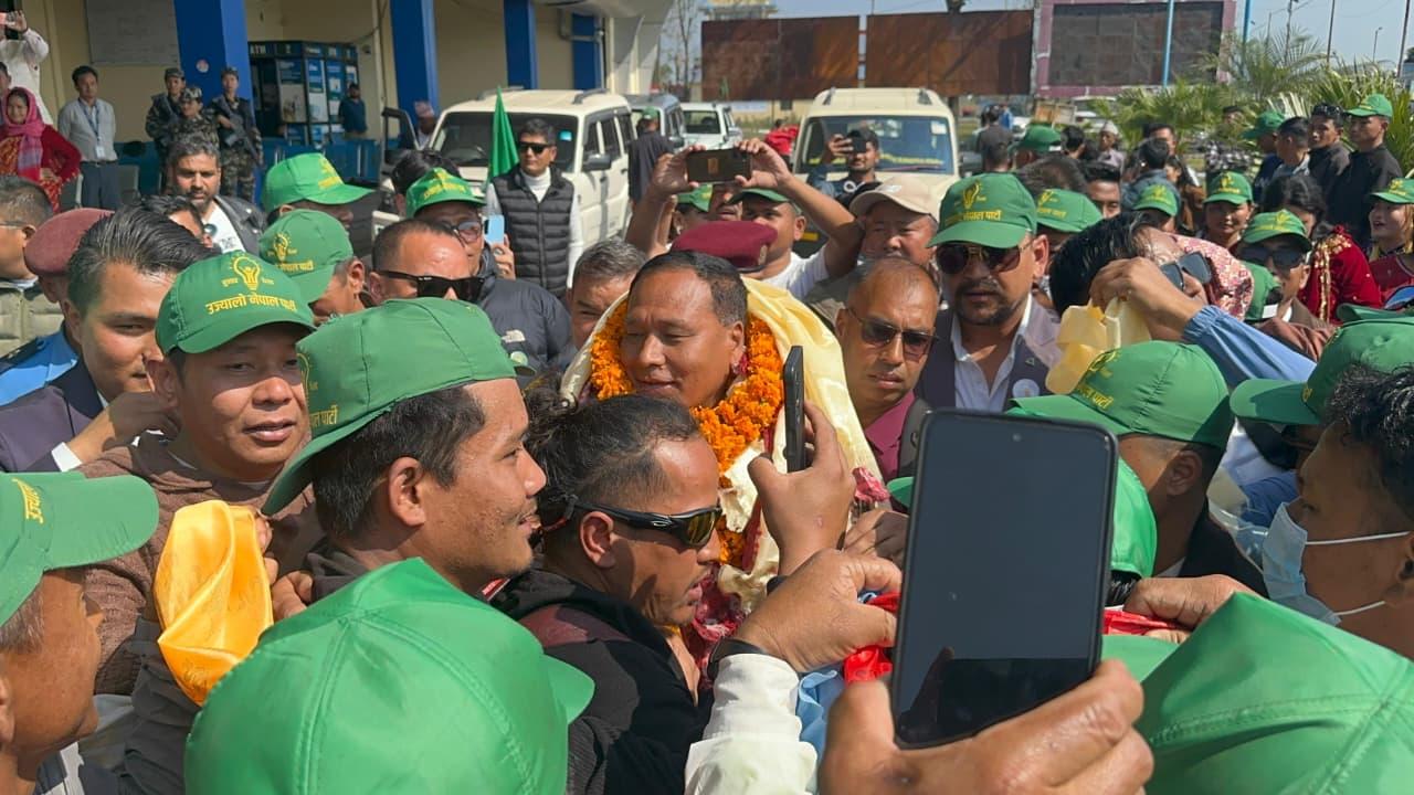 Kulman Ghising Arrives in Dhangadhi as Part of Nationwide Tour