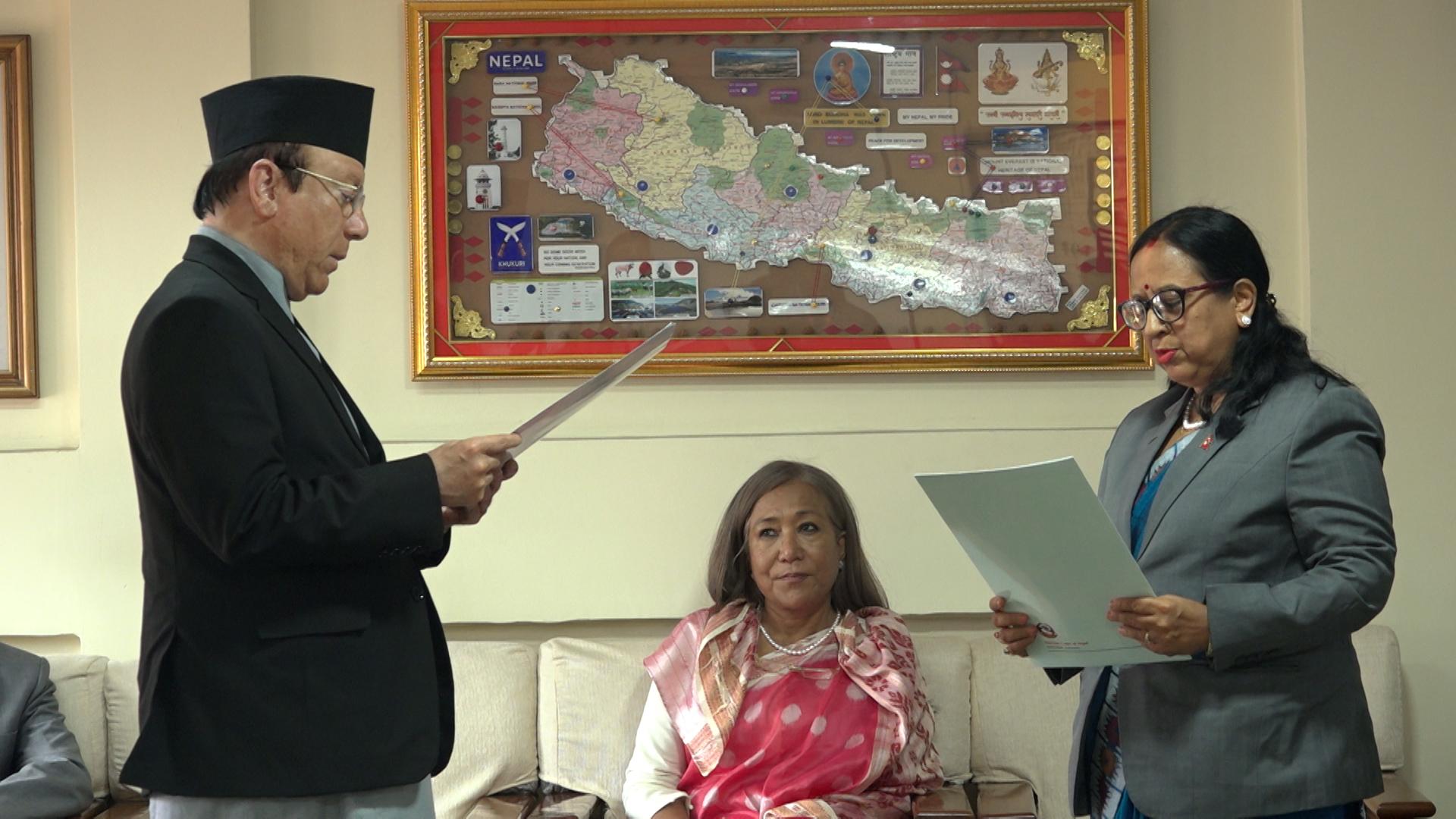 Gadtaula and Thapa Take Oath as Heads of Justice Commissions