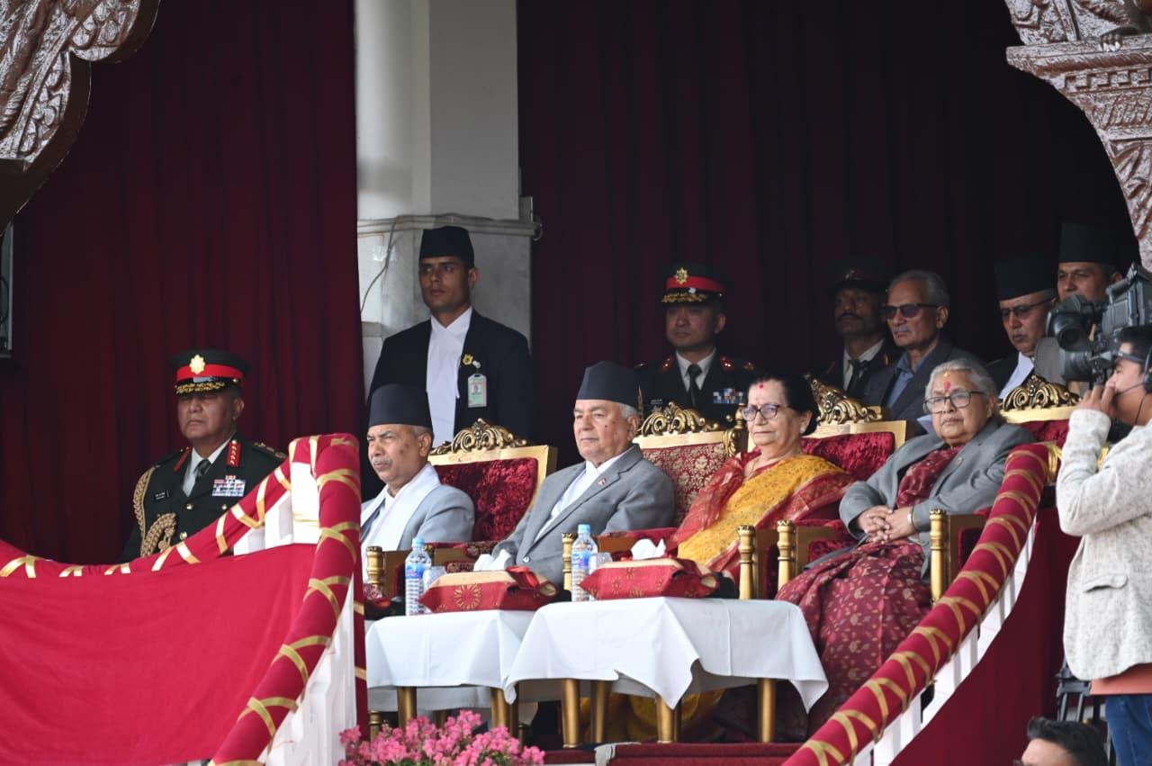 President Paudel Attends Ghode Jatra Celebration at Tundikhel