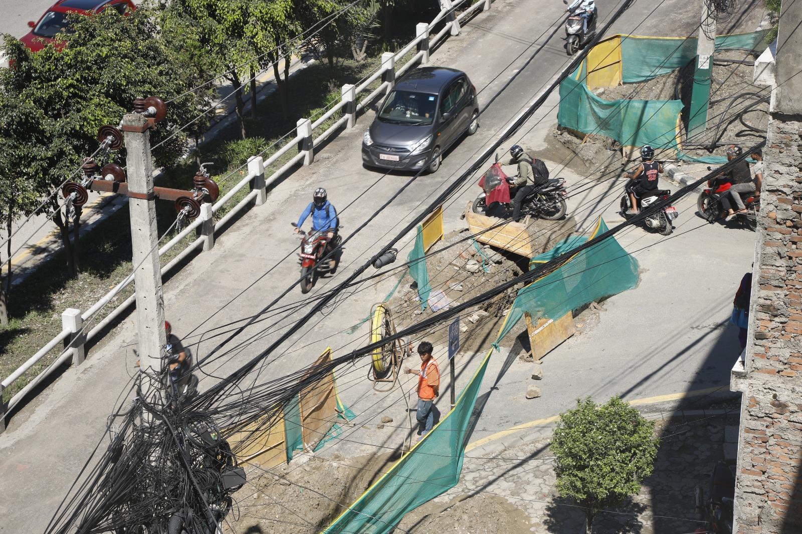 Underground Cable Project in Kathmandu: Progress Mixed with Public Frustration