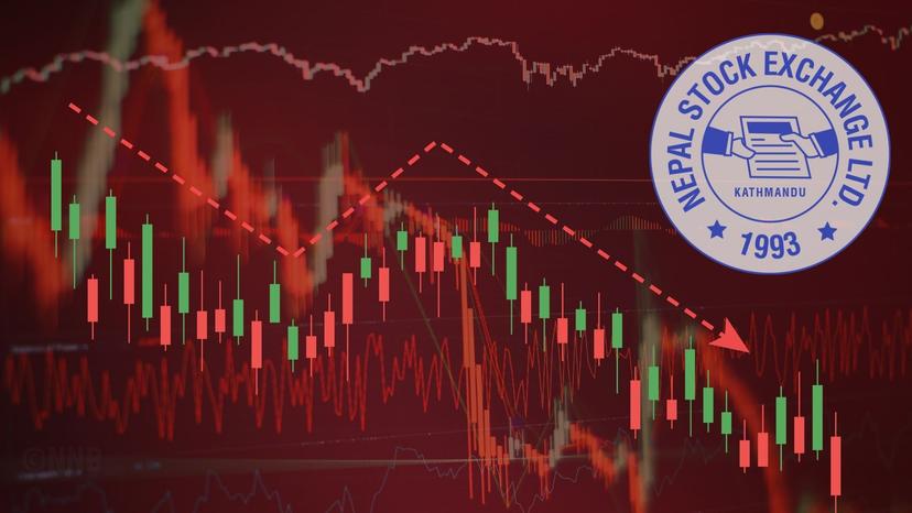 NEPSE Falls by 8.16 Points as Turnover Drops to Rs 7.94 Billion