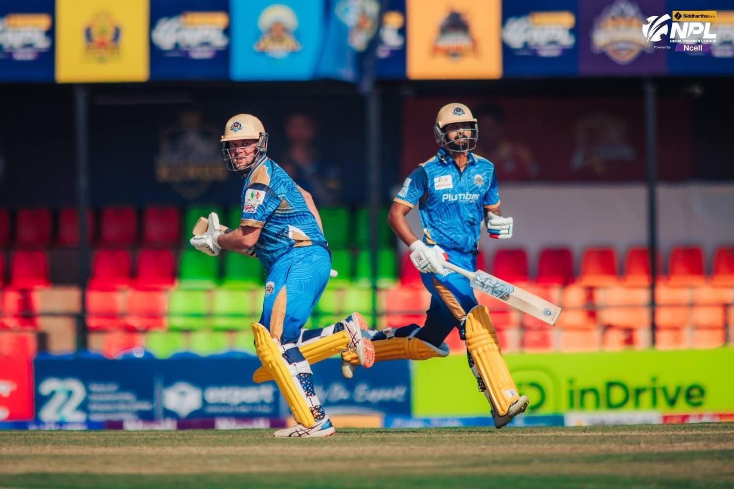 Karnali Yaks Set 167-Run Target for Chitwan Rhinos in NPL Season 2