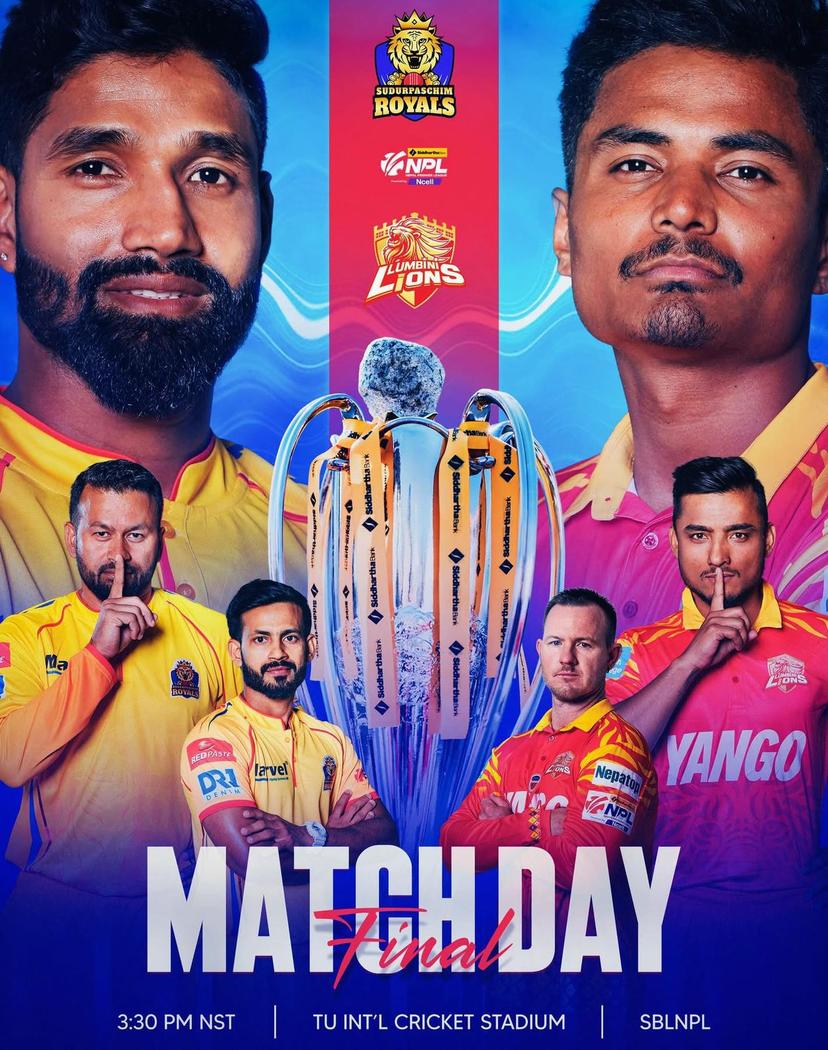 Sudurpaschim Royals vs Lumbini Lions in NPL Final Today