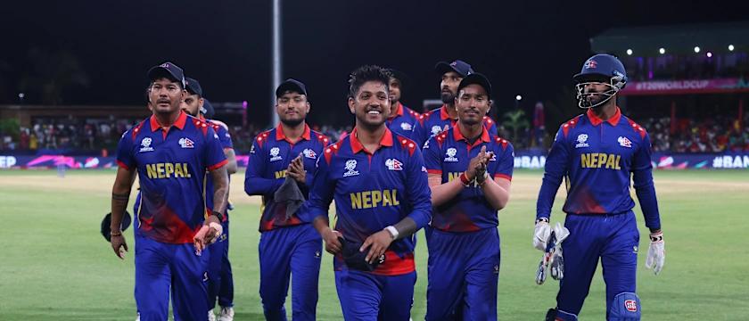 Nepal Crushes Oman by 38 Runs, Tops Super Six Table in T20 World Cup Qualifiers