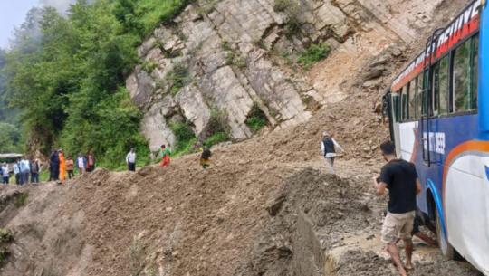 Mahakali Highway Reopens After Landslide, Risks Persist in Bajhang