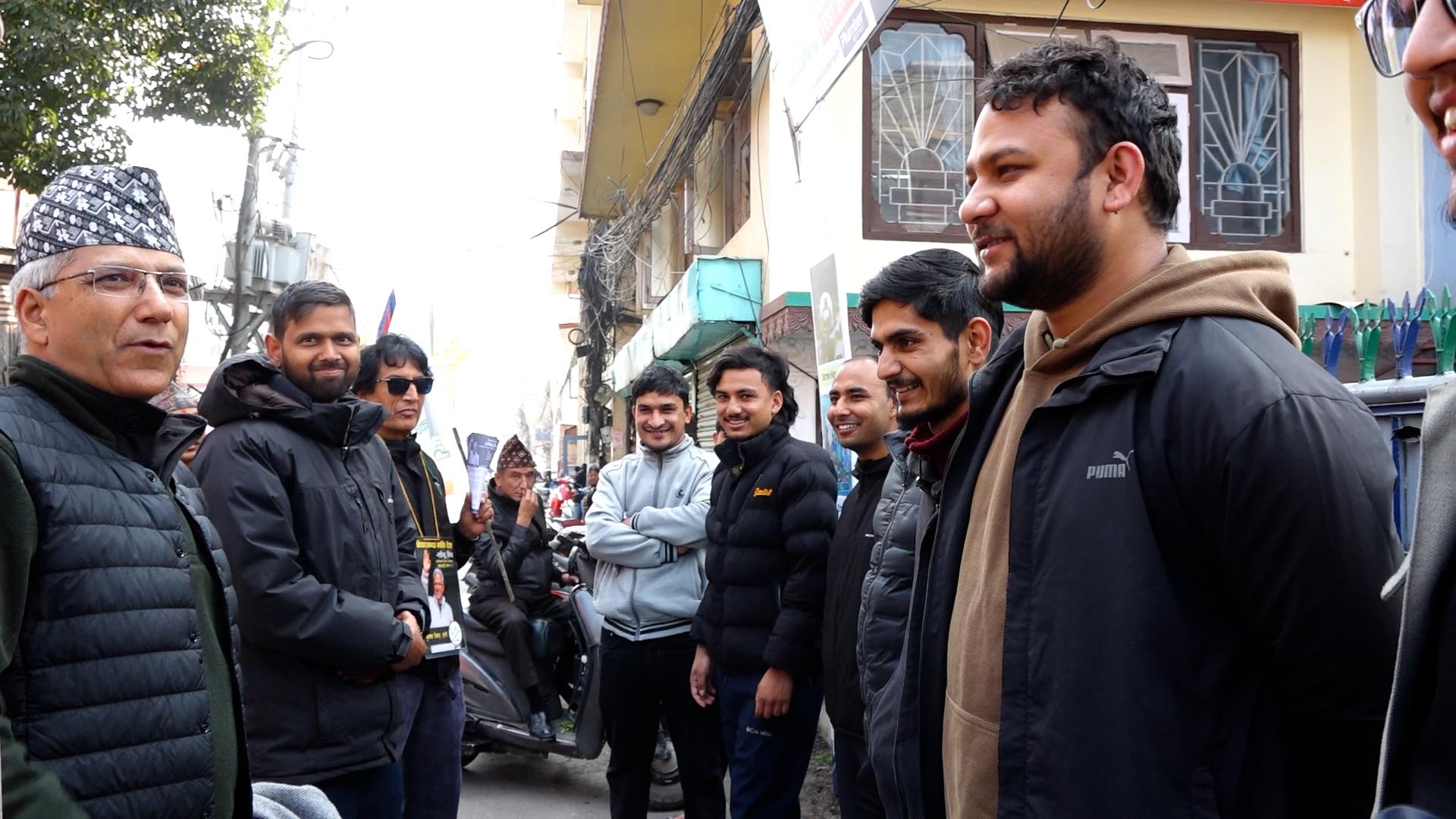 RPP Candidate Ravindra Mishra Intensifies Door-to-Door Campaign in Kathmandu-1