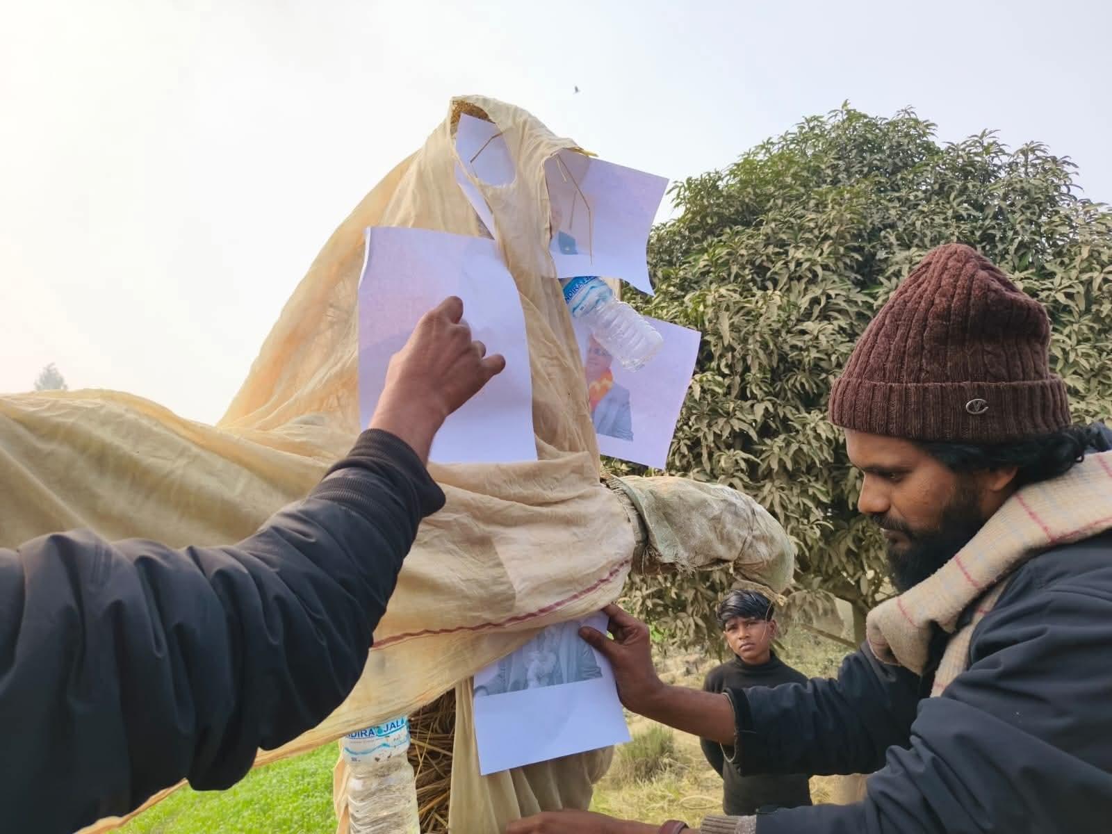 Siraha Youth Protest Rising Road Accidents, Burn Contractor’s Effigy