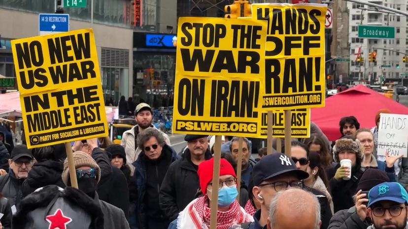 New York and U.S. Cities Protest U.S.–Israeli Attacks on Iran