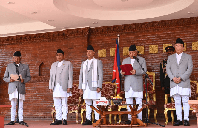 KC sworn in as senior-most House member before President Paudel