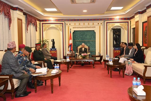 President Paudel Directs Strong Security Arrangements for Fear-Free Elections