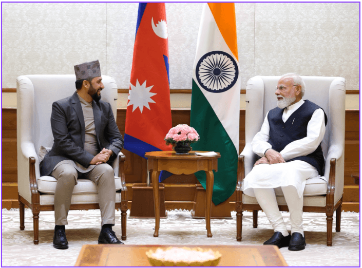 Modi Meets Rabi Lamichhane, Reaffirms Commitment to Stronger Nepal–India Ties