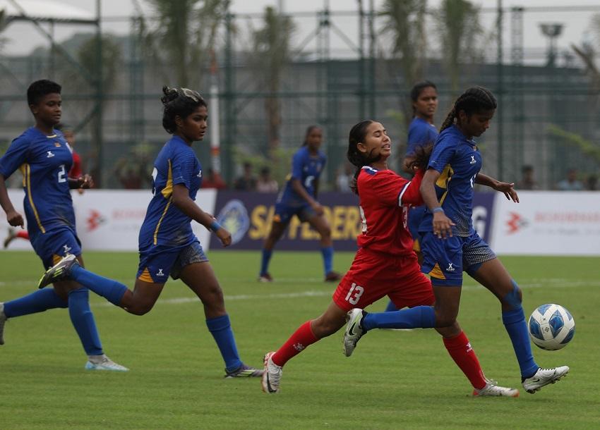 Nepal Defeats Sri Lanka Again with 7-0 Win in SAFF Women's Championship