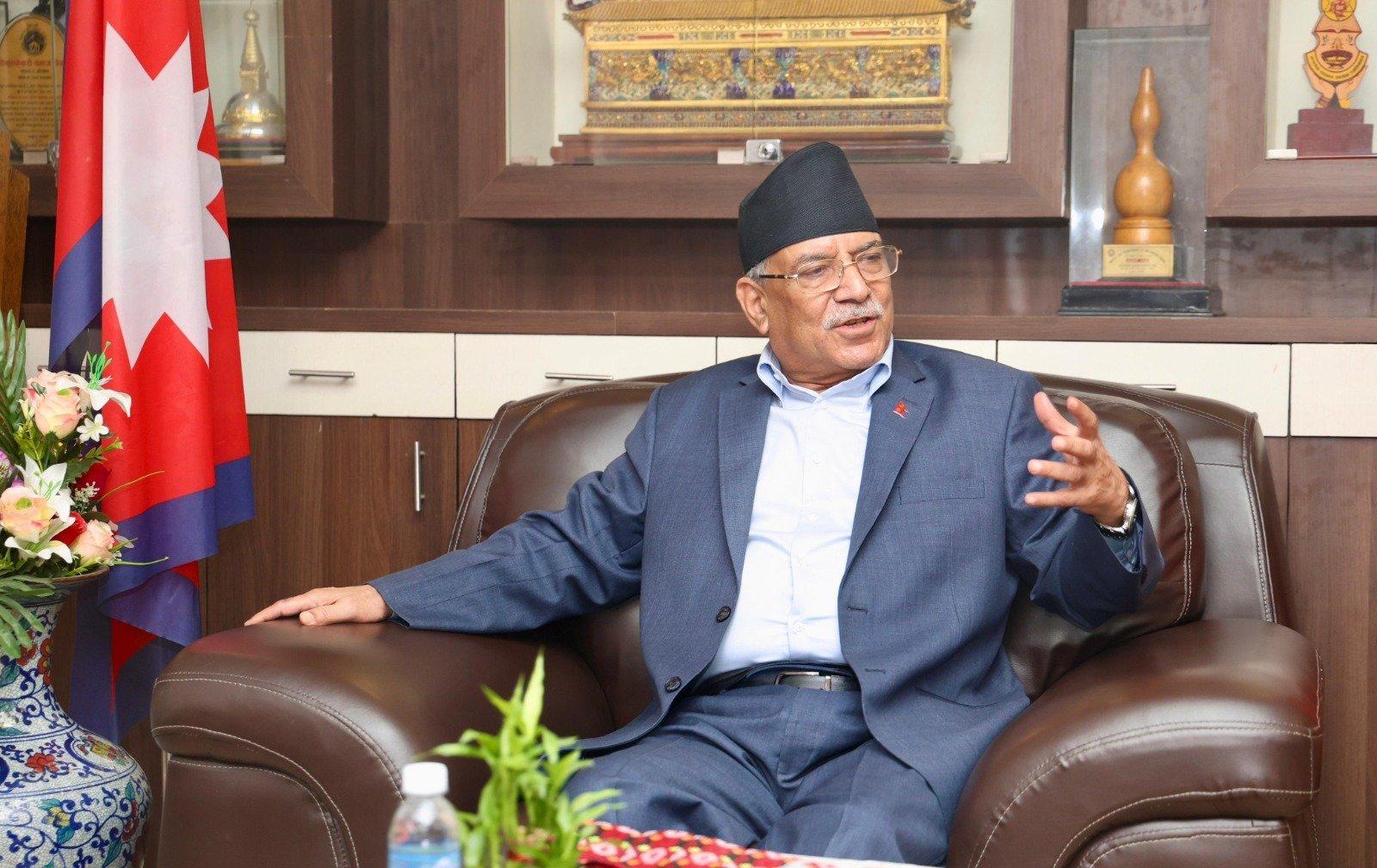 Prachanda Says He Still Carries the Flag of Communist Unity