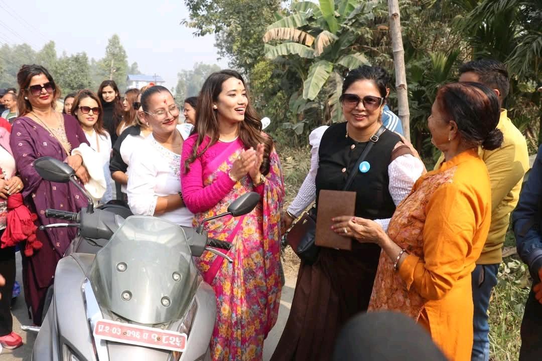 Sabina Kafle Leads RSP Door-to-Door Campaign in Jhapa-5