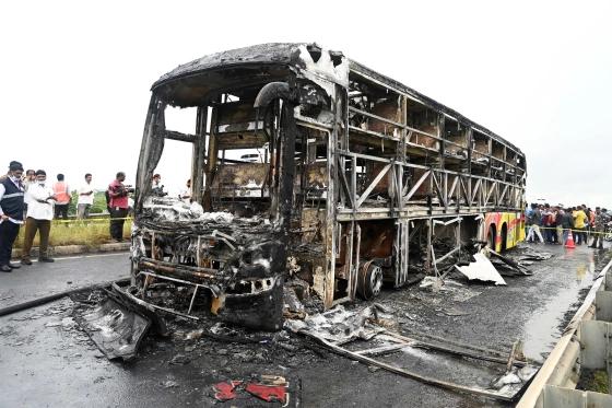 At Least 10 Killed in Hyderabad Bus Fire