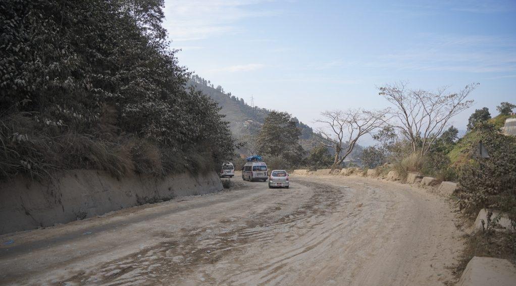 Nagdhunga–Naubise Road Closed Daily for Construction