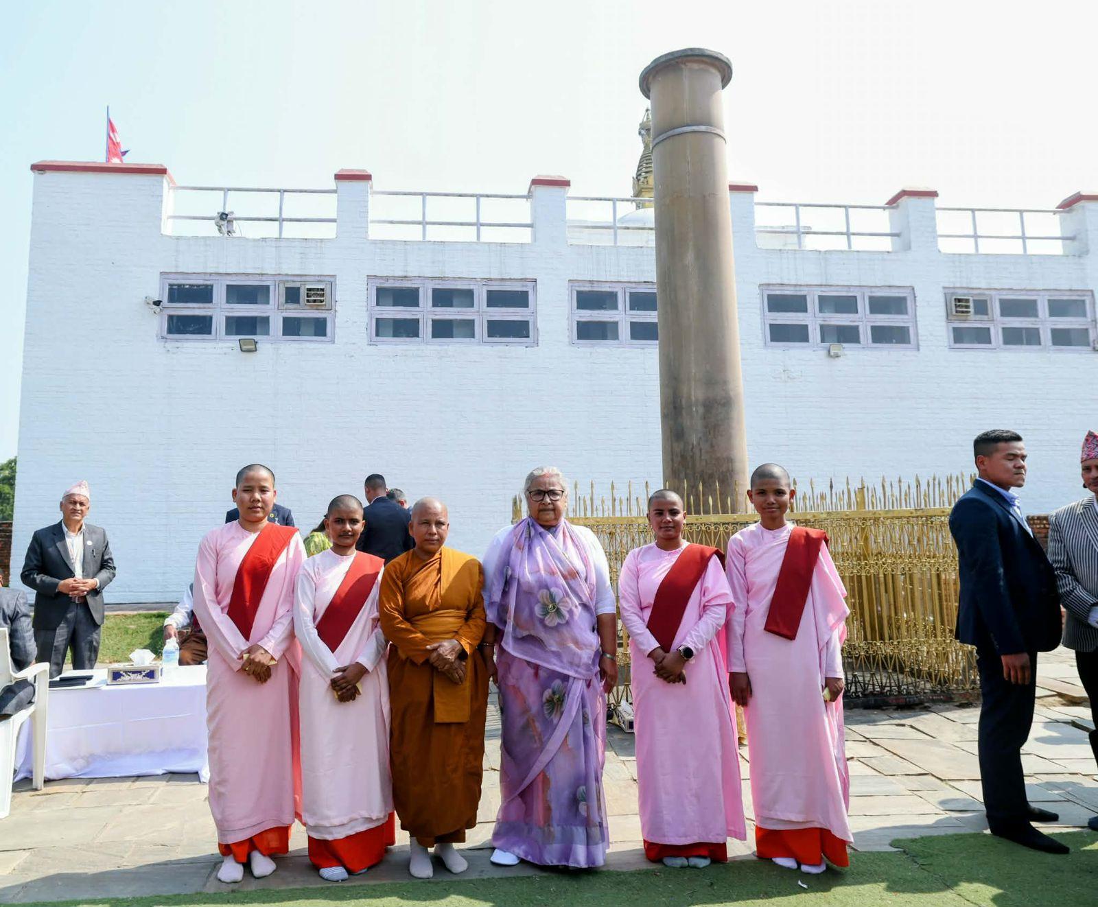 Sushila Karki Visits Lumbini, Prays for Peaceful Elections