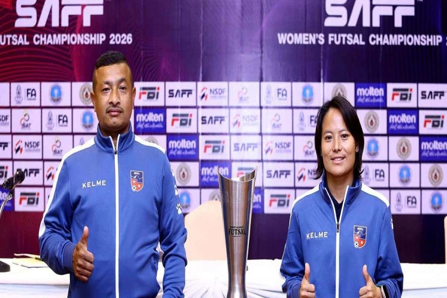 Nepal Women’s Futsal Team Opens SAFF Championship Today