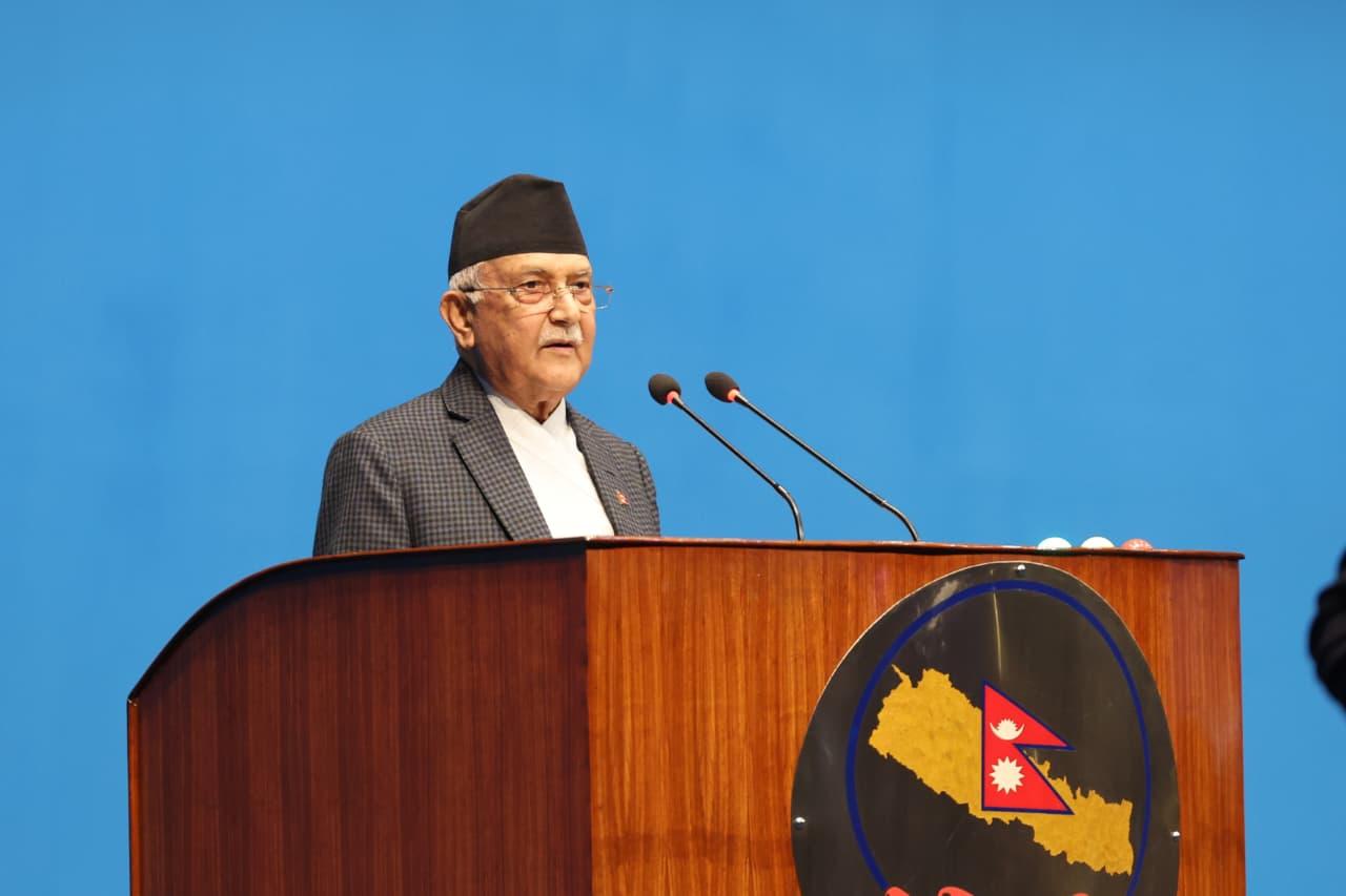 PM Oli Briefs Parliament, Confident Upcoming China Visit Will Benefit Nepal