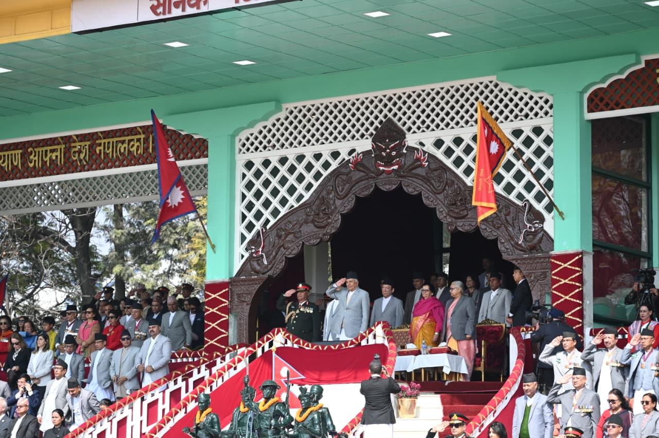 President Ramchandra Paudel Attends Nepal Army’s 263rd Anniversary and Maha Shivaratri Ceremony