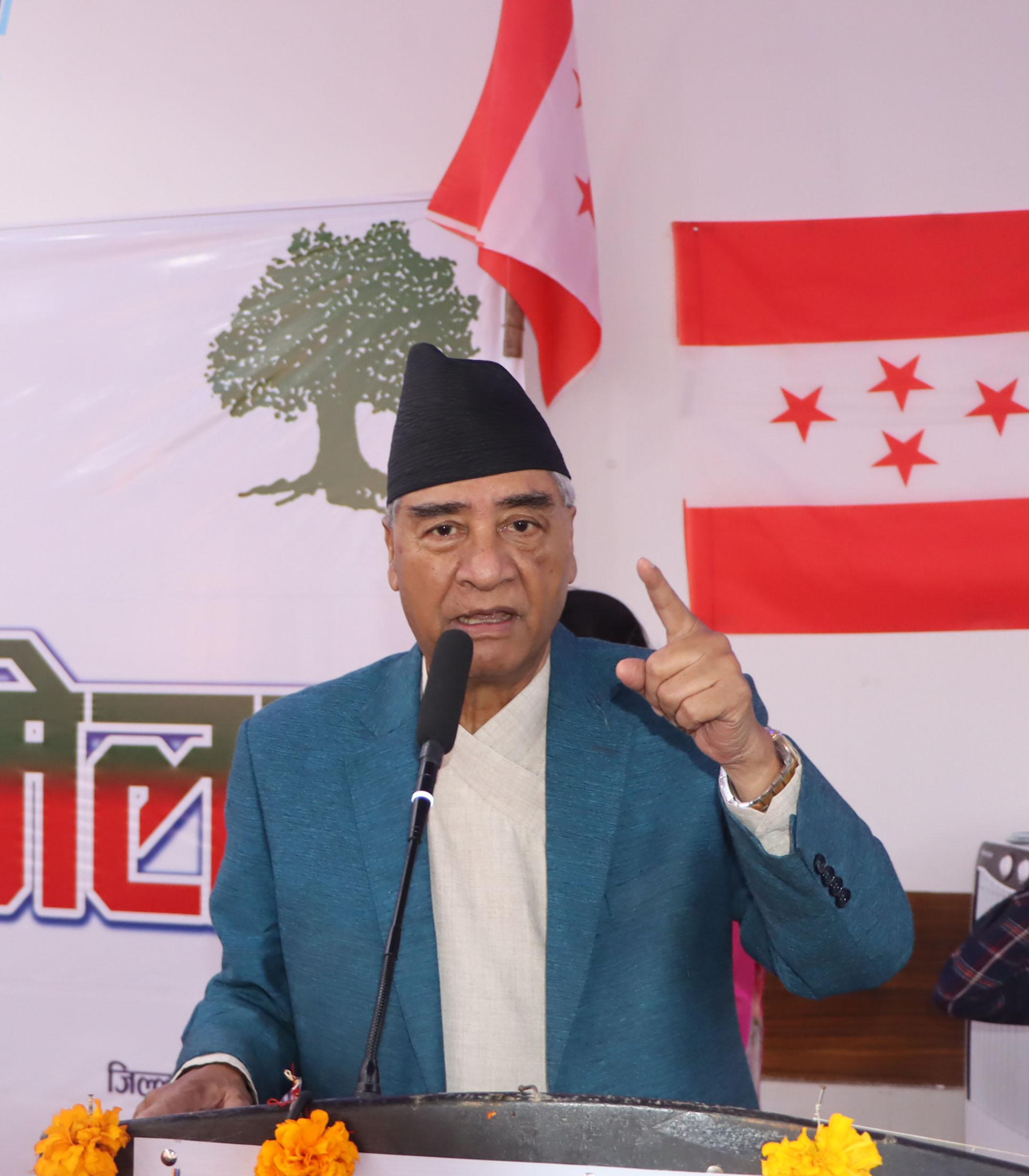 NC President Deuba Vows Party Unity Amid Special Convention Tensions